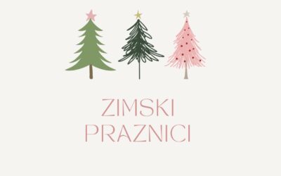 OBAVIJEST – ZIMSKI PRAZNICI