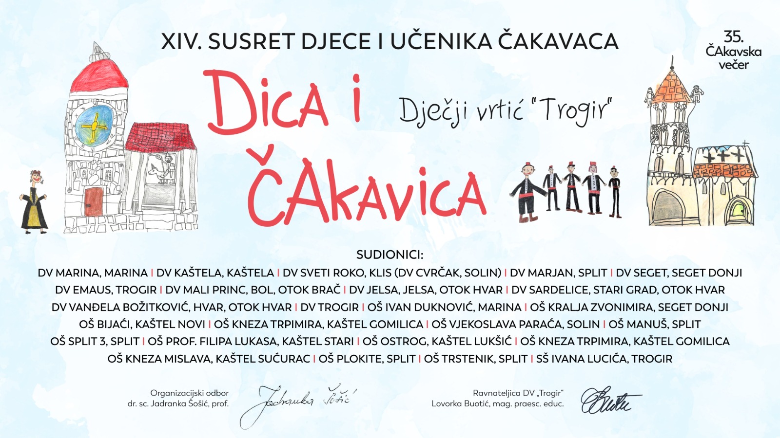 OBAVIJEST – 14. Dica i ČAkavica